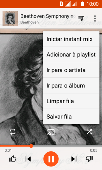 Pressione Adicionar à playlist. Pressione Adicionar à playlist.