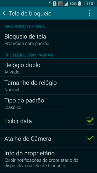 Pressione Bloqueio de tela, e digite o código de bloqueio atual. Pressione Bloqueio de tela, e digite o código de bloqueio atual.