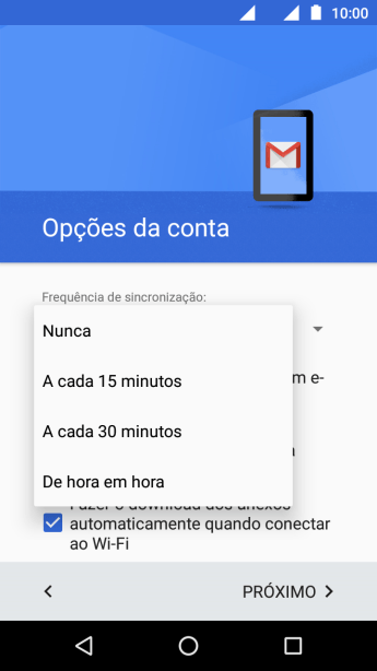 Pressione a configuração desejada. Pressione a configuração desejada.