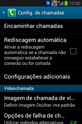 Pressione Configurações adicionais. Pressione Configurações adicionais.