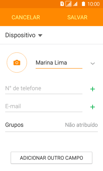 Pressione Nº de telefone, e digite o número de telefone. Pressione Nº de telefone, e digite o número de telefone.