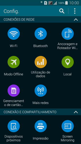 Pressione Gerenciamento de cartão.... Pressione Gerenciamento de cartão....
