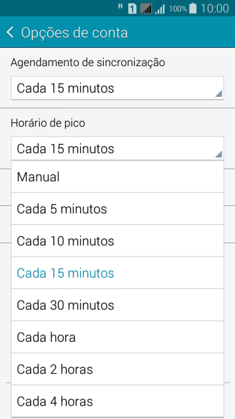 Pressione a configuração desejada. Pressione a configuração desejada.