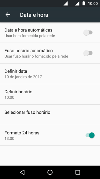Pressione o indicador ao lado de Pressione o indicador ao lado de