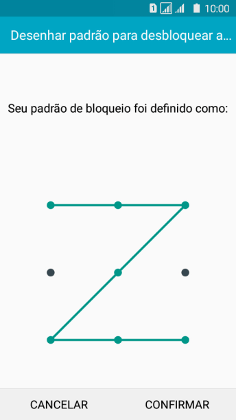 Repita o código do celular selecionado, e pressione CONFIRMAR. Repita o código do celular selecionado, e pressione CONFIRMAR.