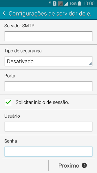 Pressione Próximo. Pressione Próximo.