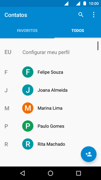 Pressione o ícone de menu. Pressione o ícone de menu.