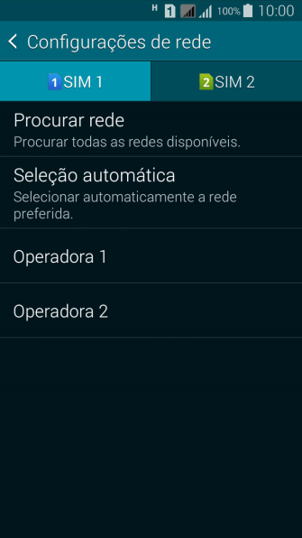 Se você quiser selecionar a rede automaticamente, deve pressionar Seleção automática. Se você quiser selecionar a rede automaticamente, deve pressionar Seleção automática.