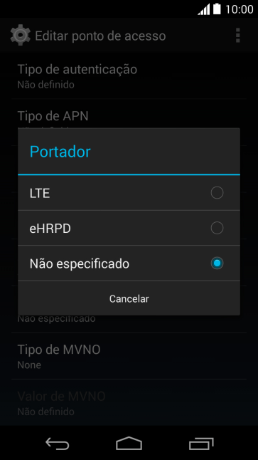 Pressione Não especificado. Pressione Não especificado.