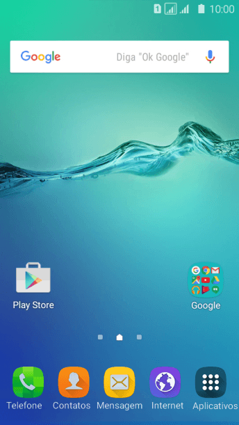 Pressione Play Store. Pressione Play Store.