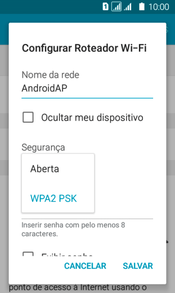 Pressione WPA2 PSK para proteger seu Roteador Wi-Fi com uma senha. Pressione WPA2 PSK para proteger seu Roteador Wi-Fi com uma senha.