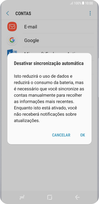 Pressione OK para desativar a função. Pressione OK para desativar a função.