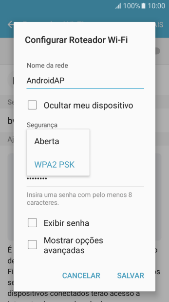 Pressione WPA2 PSK para proteger seu Roteador Wi-Fi com uma senha. Pressione WPA2 PSK para proteger seu Roteador Wi-Fi com uma senha.
