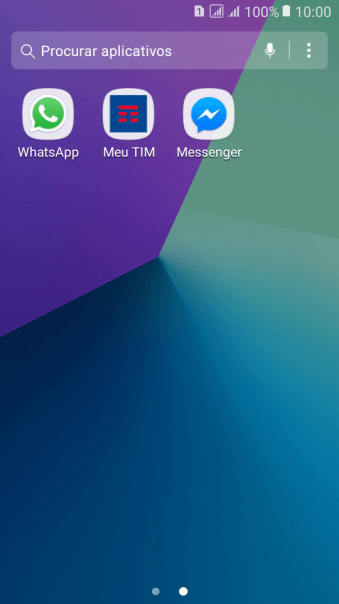 Pressione WhatsApp. Pressione WhatsApp.