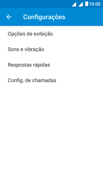 Pressione Config. de chamadas. Pressione Config. de chamadas.