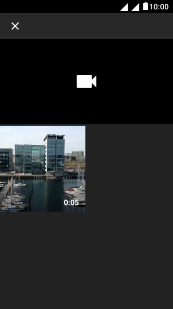 Navegue até a pasta desejada e pressione o vídeo desejado. Navegue até a pasta desejada e pressione o vídeo desejado.