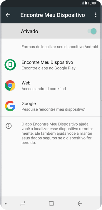 Pressione o indicador para ativar a função. Pressione o indicador para ativar a função.