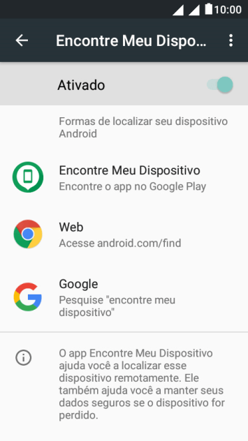 Pressione o indicador para ativar a função. Pressione o indicador para ativar a função.