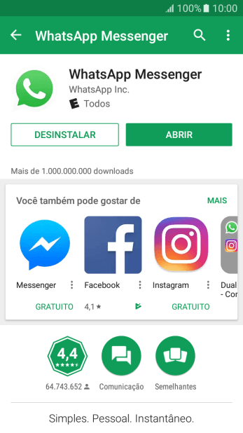 Pressione a tecla de início para finalizar e voltar à tela inicial. Pressione a tecla de início para finalizar e voltar à tela inicial.