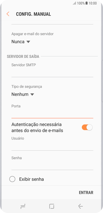 Pressione o indicador ao lado de Pressione o indicador ao lado de