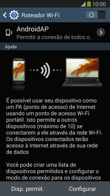 Pressione Configurar. Pressione Configurar.