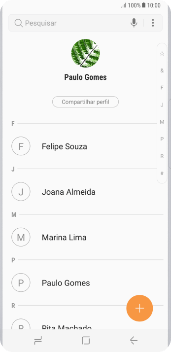 Pressione o ícone de menu. Pressione o ícone de menu.