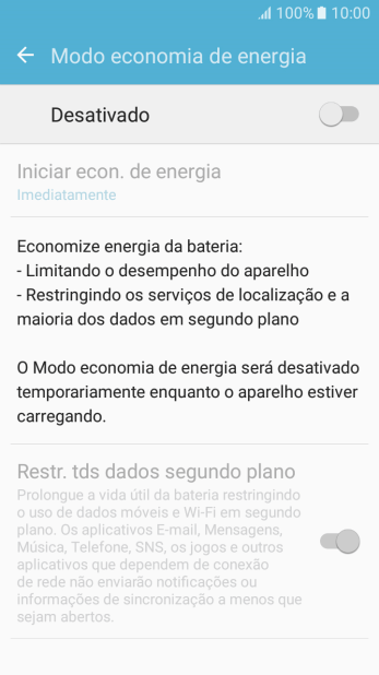 Pressione o indicador para ativar a função. Pressione o indicador para ativar a função.