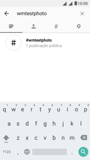 Pressione o hashtag desejado. Pressione o hashtag desejado.