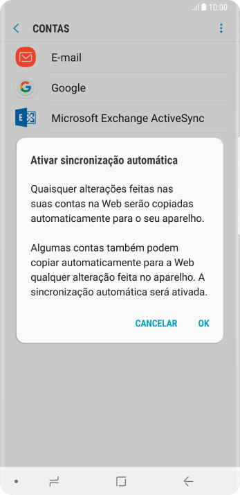 Pressione OK para ativar a função. Pressione OK para ativar a função.