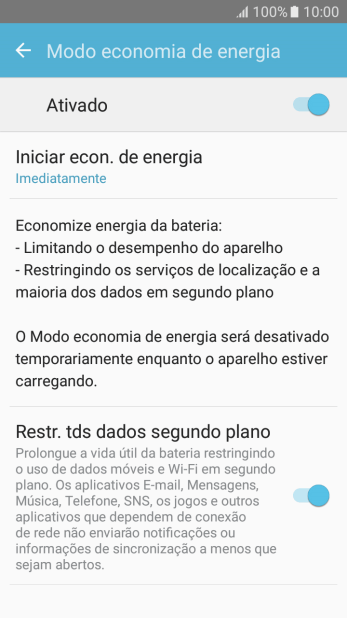 Pressione a tecla de início para finalizar e voltar à tela inicial. Pressione a tecla de início para finalizar e voltar à tela inicial.