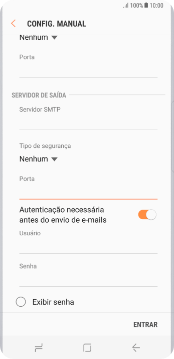Pressione o indicador ao lado de Pressione o indicador ao lado de