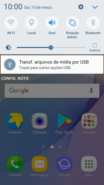 Pressione o ícone de conexões. Pressione o ícone de conexões.