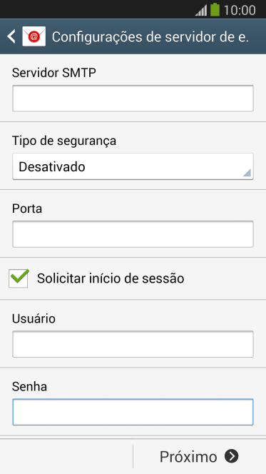Pressione Próximo. Pressione Próximo.