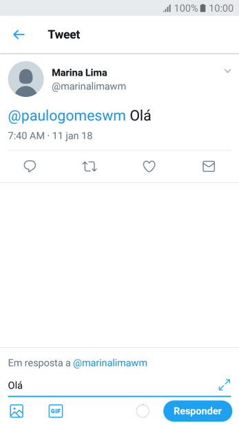 Pressione Responder. Pressione Responder.