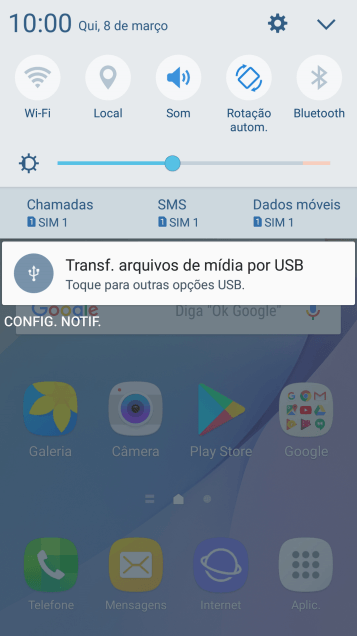 Pressione o ícone de conexões. Pressione o ícone de conexões.