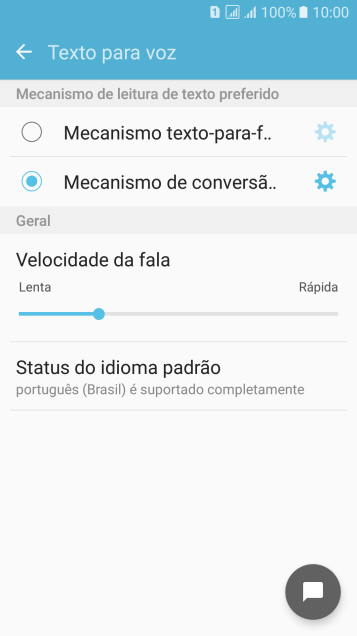 Pressione o ícone de configurações ao lado de Pressione o ícone de configurações ao lado de