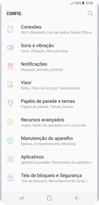 Pressione Conexões. Pressione Conexões.