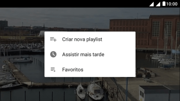 Pressione a lista de reprodução desejada. Pressione a lista de reprodução desejada.