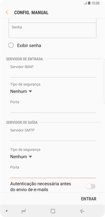 Pressione o indicador ao lado de Pressione o indicador ao lado de