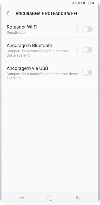 Pressione Roteador Wi-Fi. Pressione Roteador Wi-Fi.