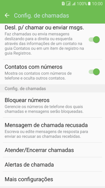 Pressione Mais configurações. Pressione Mais configurações.