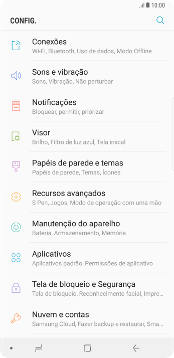 Pressione Conexões. Pressione Conexões.