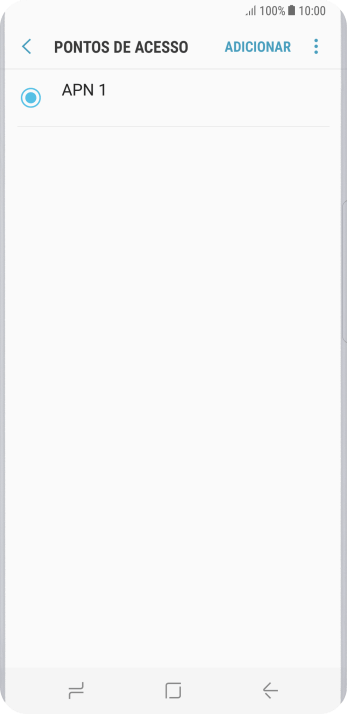 Pressione ADICIONAR. Pressione ADICIONAR.