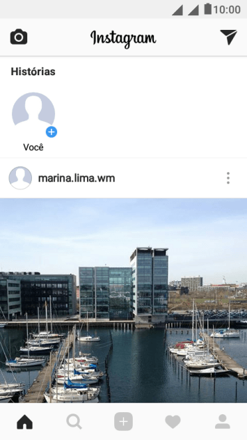 Pressione o ícone de busca. Pressione o ícone de busca.
