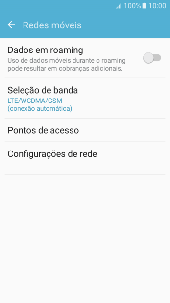 Pressione Pontos de acesso. Pressione Pontos de acesso.