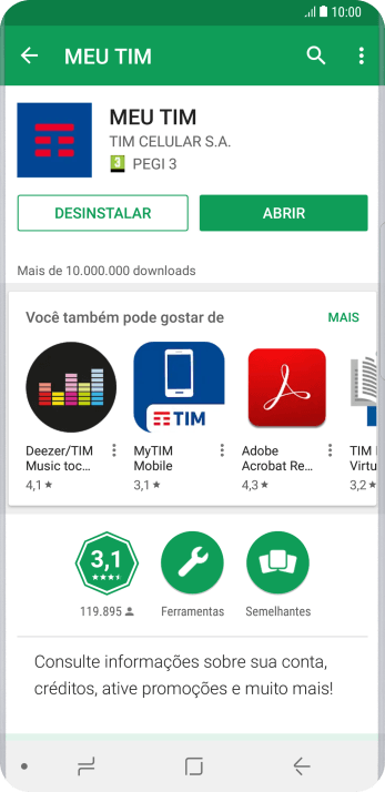 Pressione a tecla de início para finalizar e voltar à tela inicial. Pressione a tecla de início para finalizar e voltar à tela inicial.
