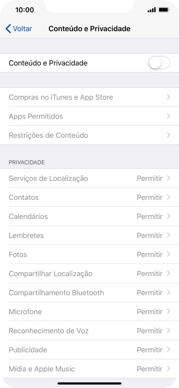 Pressione o indicador ao lado de Pressione o indicador ao lado de
