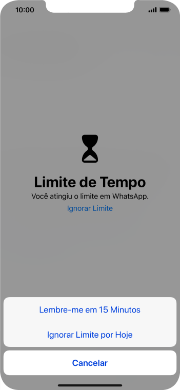 Pressione a configuração desejada. Pressione a configuração desejada.