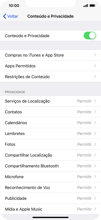 Pressione a seta para a esquerda. Pressione a seta para a esquerda.