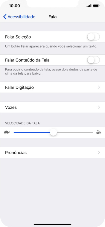Pressione o indicador ao lado de Pressione o indicador ao lado de
